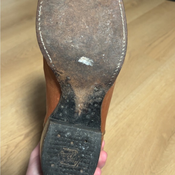 Men’s Tony Lama Cutter Toe Cowboy Boots - Picture 8 of 9